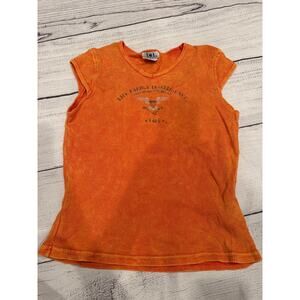 Vintage L.E.I Ribbed Cap Sleeve top Size L